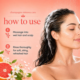 Ginger Lily Farms Shampoo with fresh citrus fruits