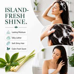Ginger Lily Farms Shampoo with green tea and lemongrass