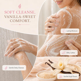 Ginger Lily Farms Vanilla Sugar Bliss Body Wash 128oz packaging
