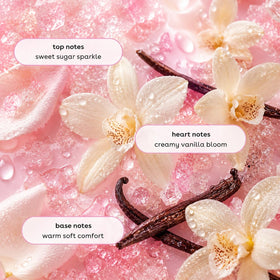Ginger Lily Farms Vanilla Sugar Bliss Body Wash with a soft lather