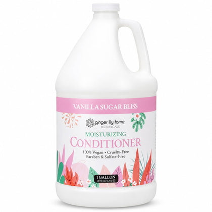 Ginger Lily Farms Vanilla Sugar Bliss Conditioner front view 128oz