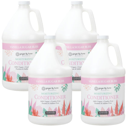 Ginger Lily Farms Vanilla Sugar Bliss Conditioner front view 128oz