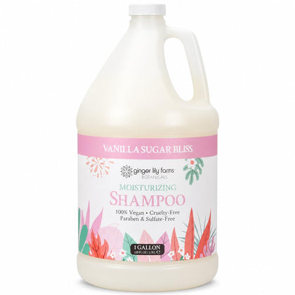 Ginger Lily Farms Vanilla Sugar Bliss Shampoo 128oz front view