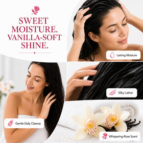 Ginger Lily Farms Vanilla Sugar Bliss Shampoo with natural ingredients