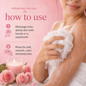 Ginger Lily Farms Whispering Rose Body Wash 128oz with pump