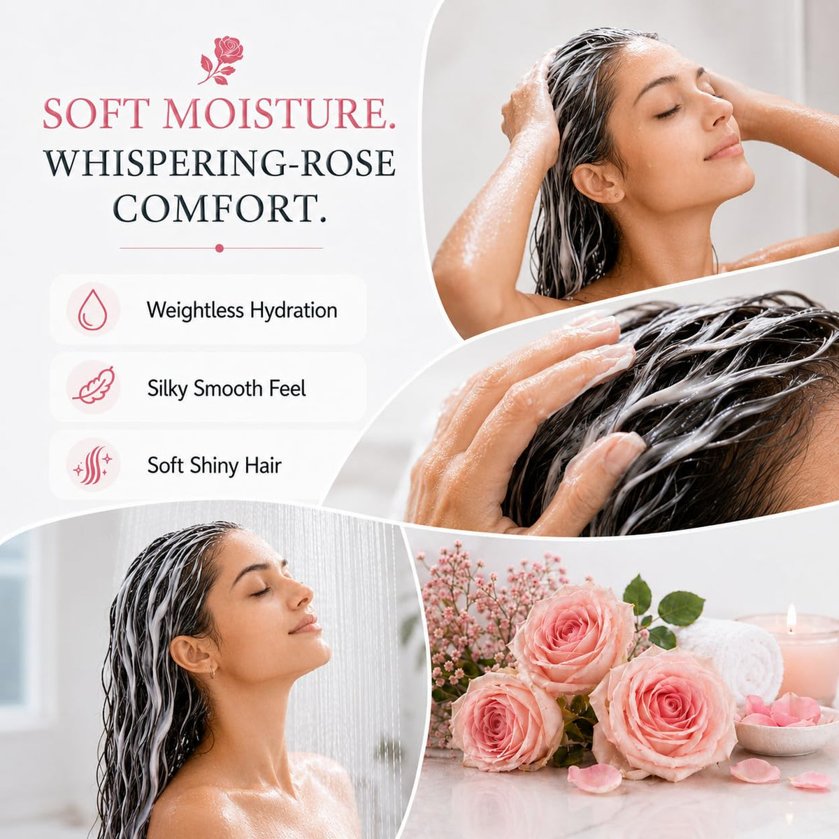 Ginger Lily Farms Whispering Rose Conditioner 128oz eco-friendly refill