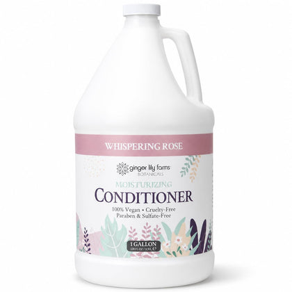 Ginger Lily Farms Whispering Rose Conditioner front view 128oz