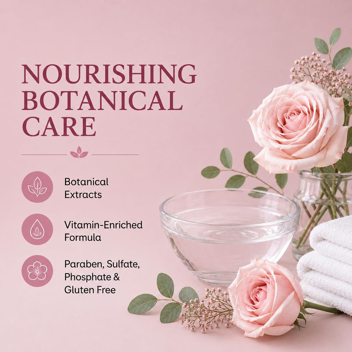 Ginger Lily Farms Whispering Rose Hand Soap in a bathroom setting