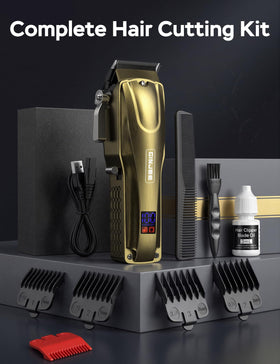GinJee Hair Clippers package dimensions and contents