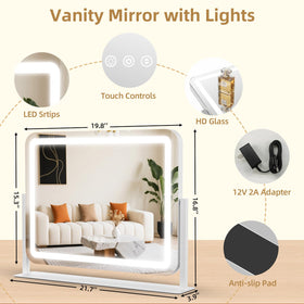 GioeDa Vanity Mirror in a stylish bedroom setting