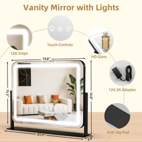 GioeDa Vanity Mirror in a stylish bedroom setting