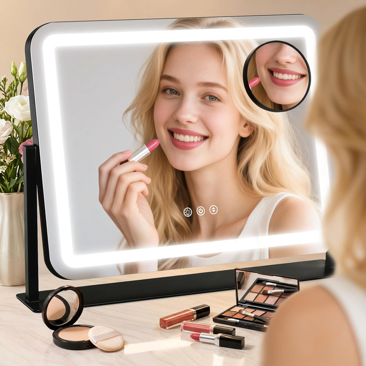 GioeDa Vanity Mirror with warm light setting