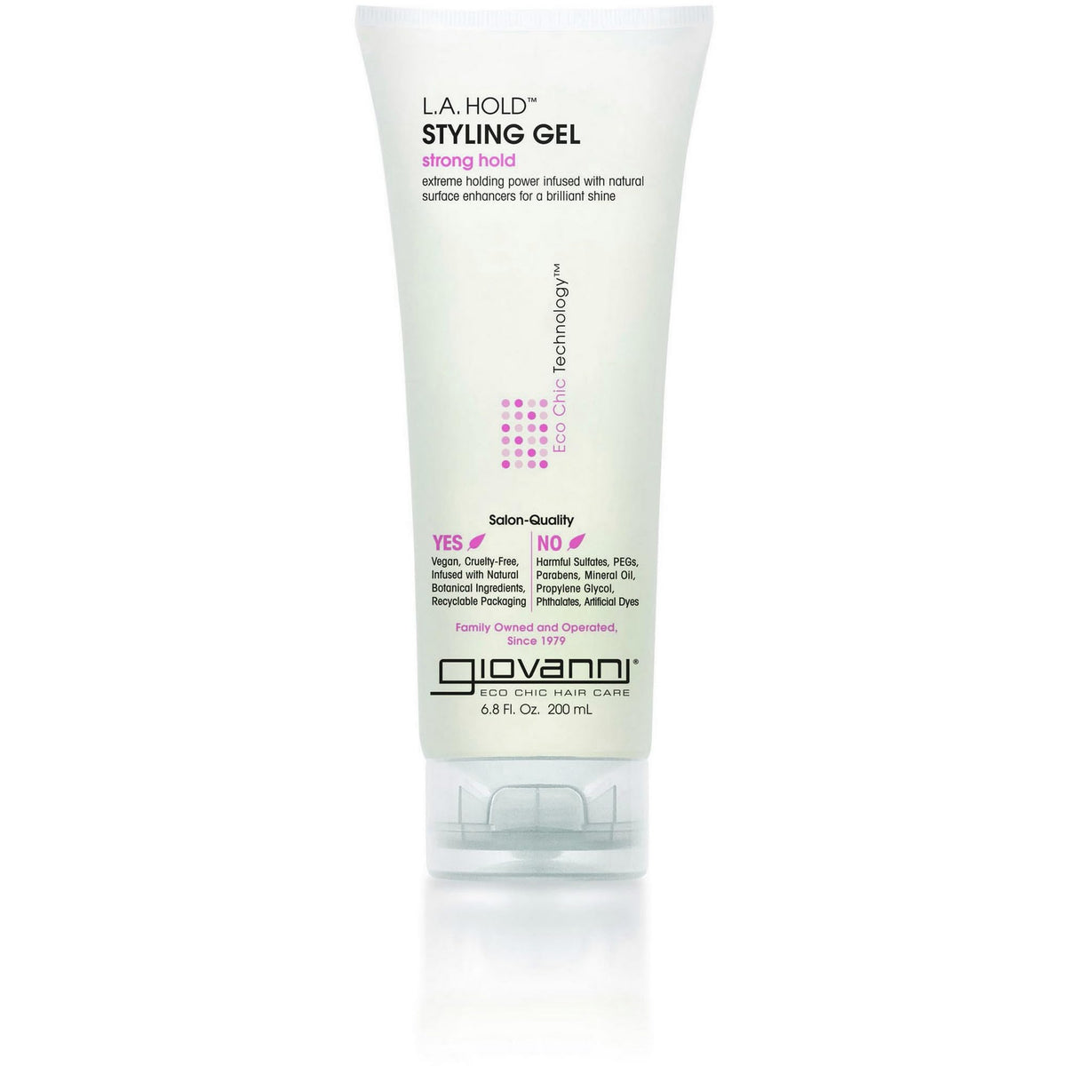 GIOVANNI LA Hold Natural Styling Gel 6.8 fl oz front view