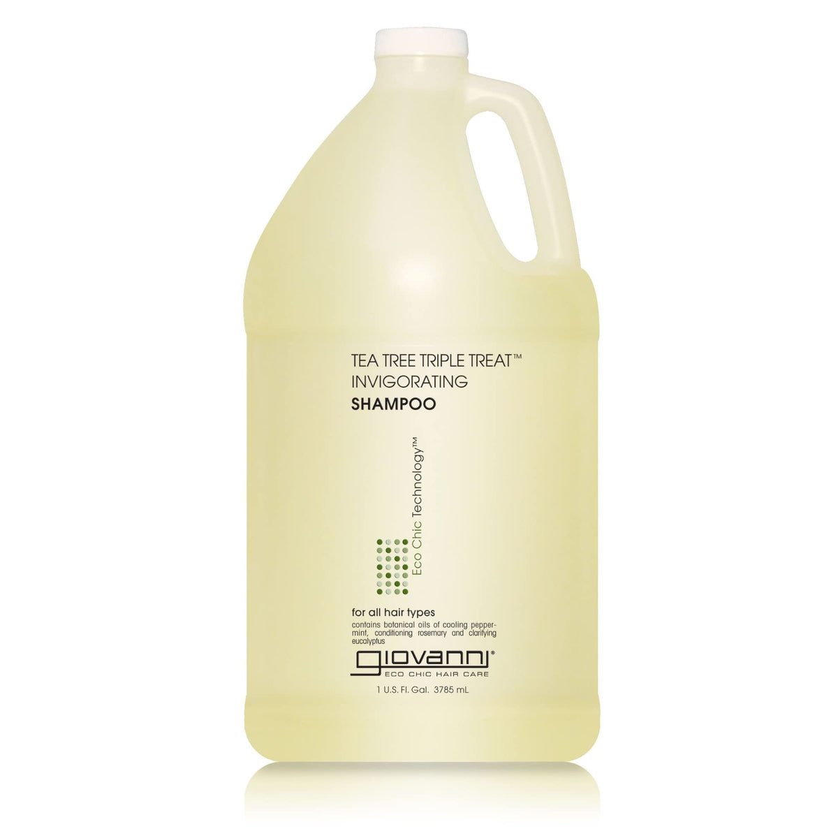 GIOVANNI Tea Tree Invigorating Shampoo 128 fl oz front view