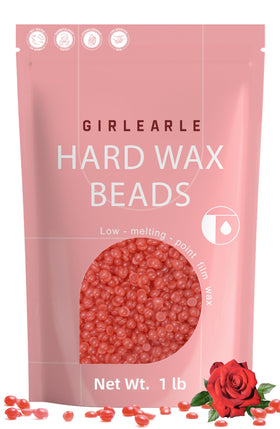 GIRLEARLE 1LB Hard Wax Beads front view with packaging
