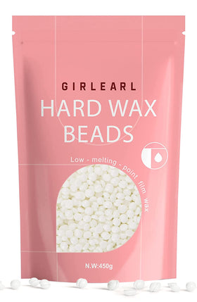 GIRLEARLE 1lb wax beads front view in packaging