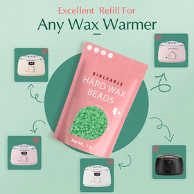 GIRLEARLE Aloe Hard Wax Beads suitable for body waxing