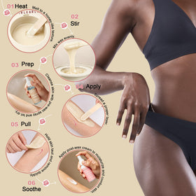 GIRLEARLE aloe wax beads ideal for bikini area