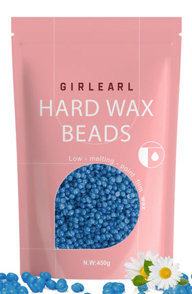 GIRLEARLE Hard Wax Beads 1lb bag front view