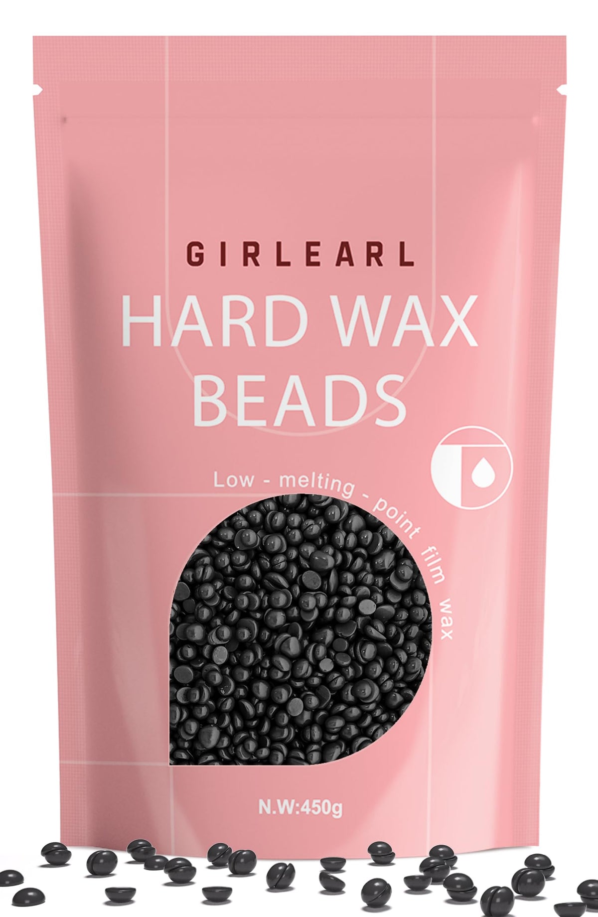 GIRLEARLE Hard Wax Beads 1lb package front view