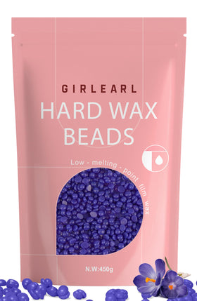 GIRLEARLE Hard Wax Beads Lavender 1lb front view