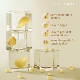 GIRLEARLE Hard Wax Beads melting process