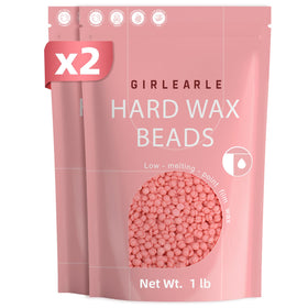 GIRLEARLE Rose Wax Beads 2LB pack front view