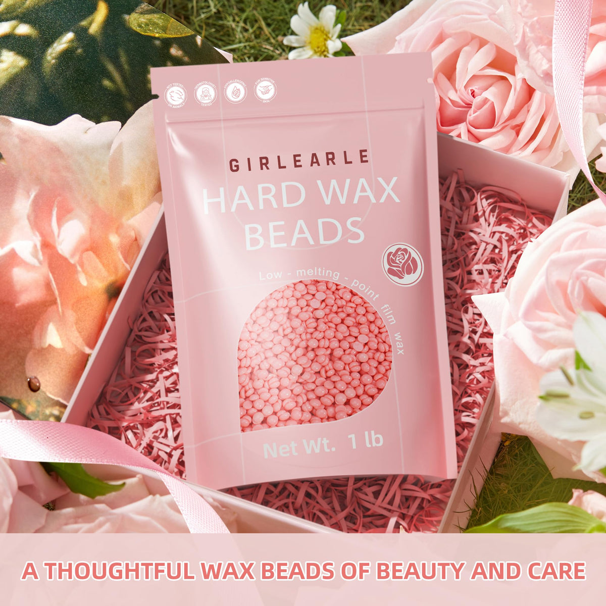 GIRLEARLE wax beads for underarm hair removal