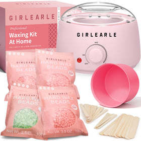 GIRLEARLE Waxing Kit includes wax warmer and tools
