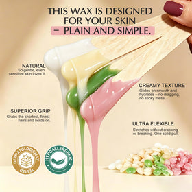 GIRLEARLE wooden applicators of various sizes for waxing