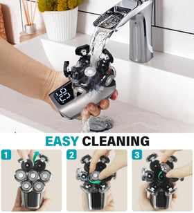 Gisaae 7D Electric Head Shaver in a gift box
