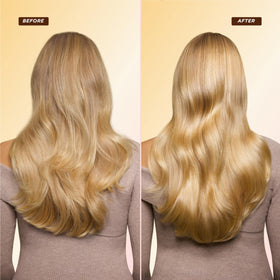 Gisou Honey Gloss Ceramide Therapy Hair Mask packaging with honey