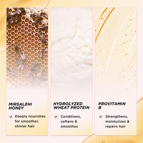 Gisou Honey Infused Hair Mask lid open showing product