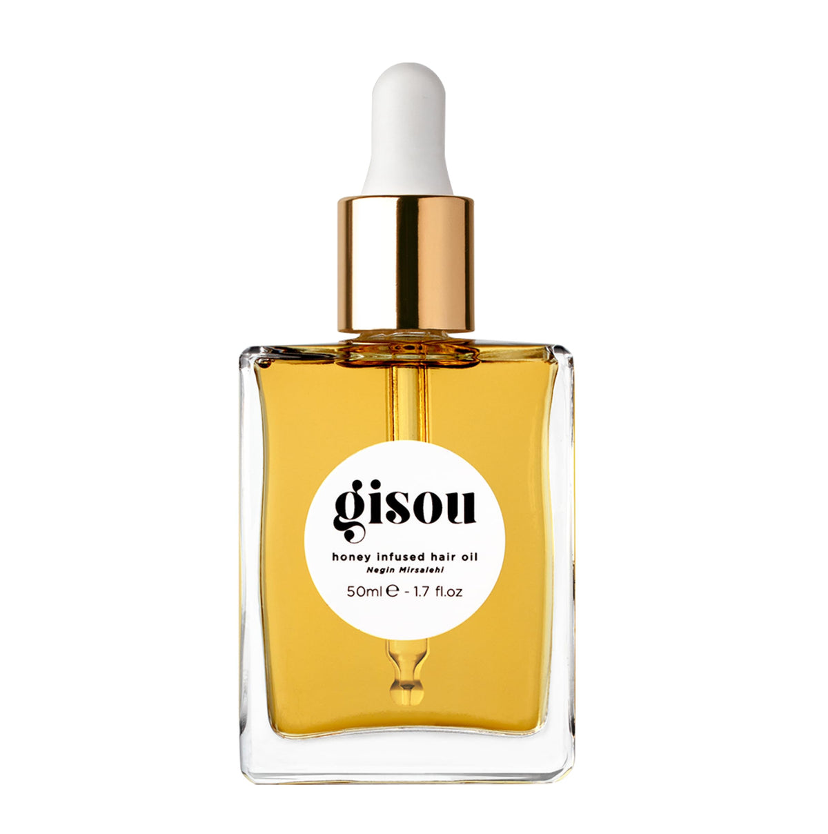 Gisou Honey Infused Hair Oil 1.7 Fl Oz front view
