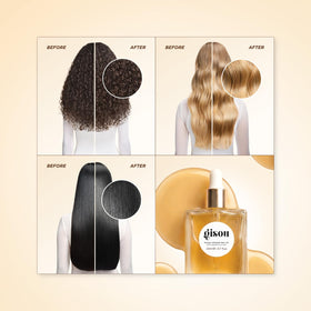 Gisou Honey Infused Hair Oil 1.7 Fl Oz with dropper