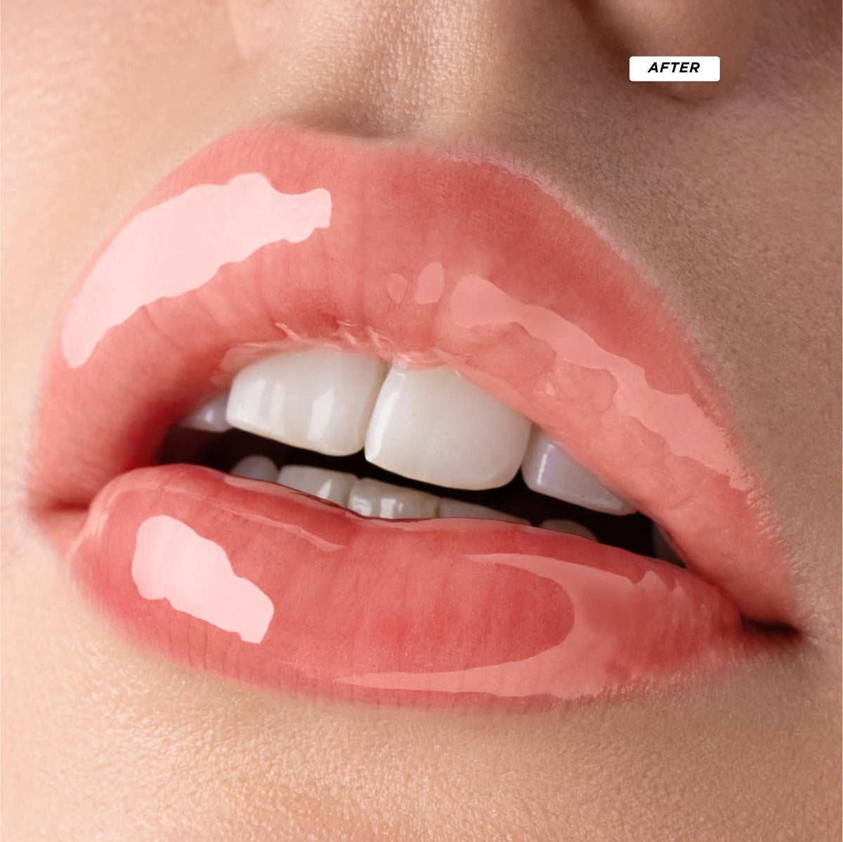 Gisou Honey Infused Lip Oil Bee-llini Peach close-up