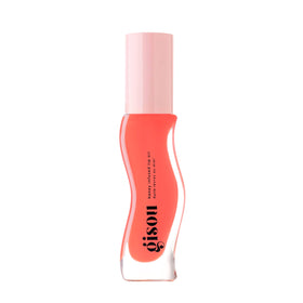 Gisou Honey Infused Lip Oil Bee-llini Peach front view