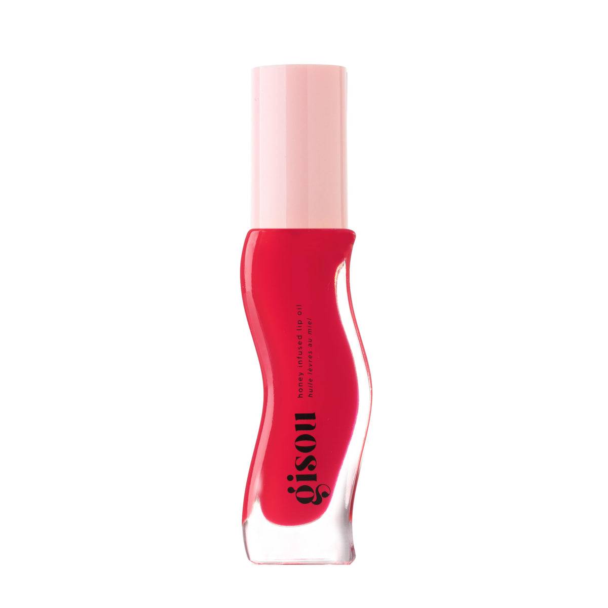 Gisou Honey Infused Lip Oil Strawberry Sorbet front view