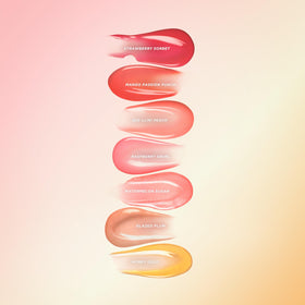 Gisou Honey Infused Lip Oil Watermelon Sugar swatch