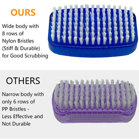 GKETN Nail Brush black and blue models side by side