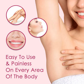 Glabrous Skin Epilator in use on a leg