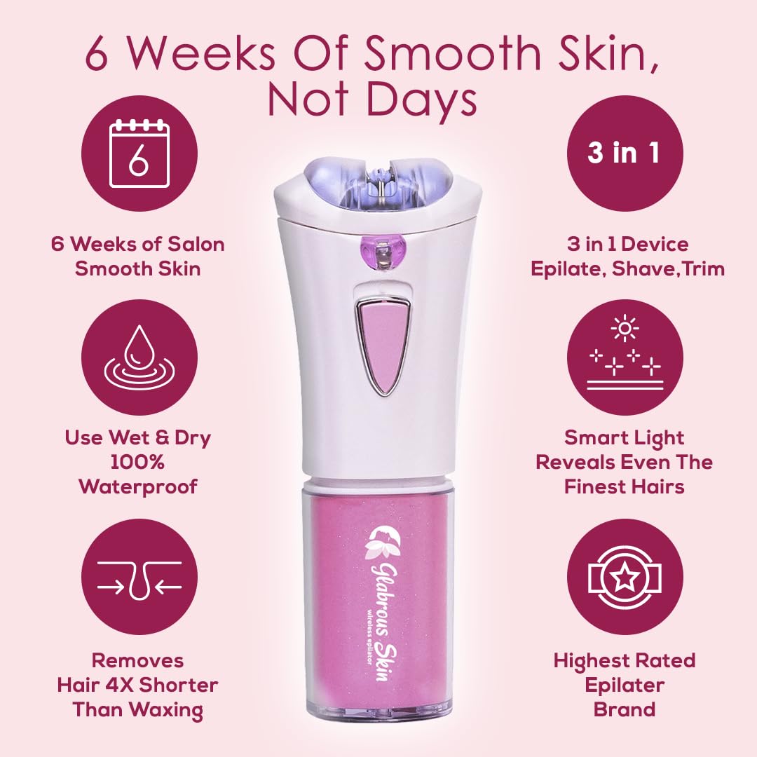 Glabrous Skin Epilator packaging with product details