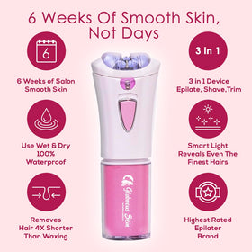 Glabrous Skin Epilator packaging with product details
