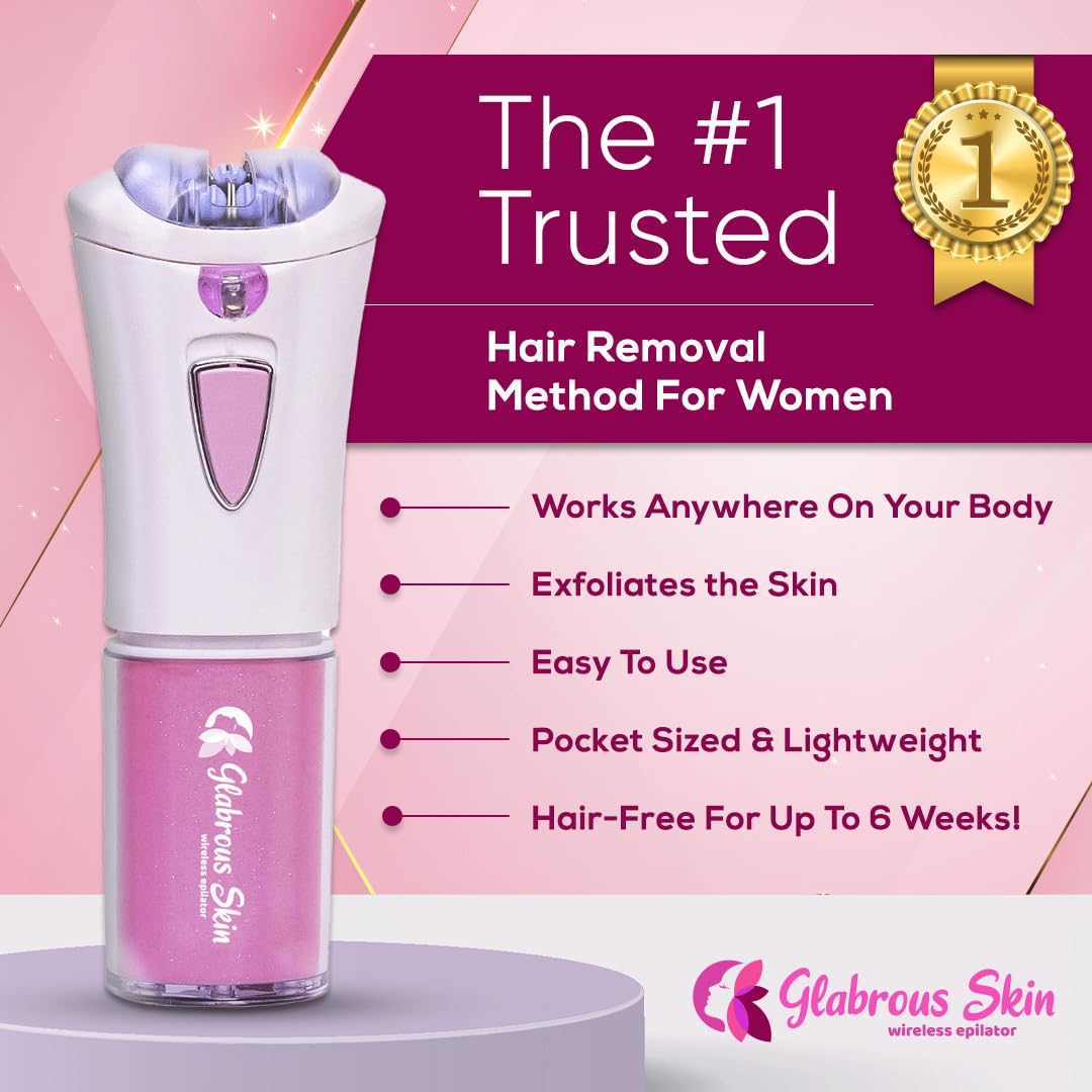 Glabrous Skin Epilator side view showcasing ergonomic handle