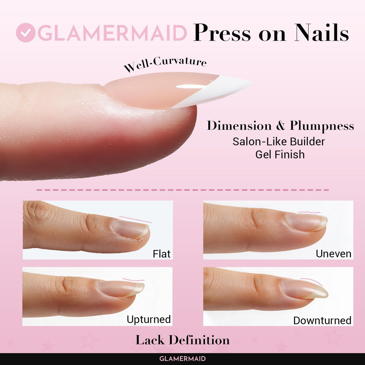 GLAMERMAID cuticle stick and mini file included