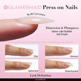 GLAMERMAID press on nails in various sizes and colours