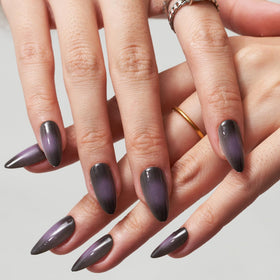 GLAMERMAID press on nails with mini file and cuticle stick