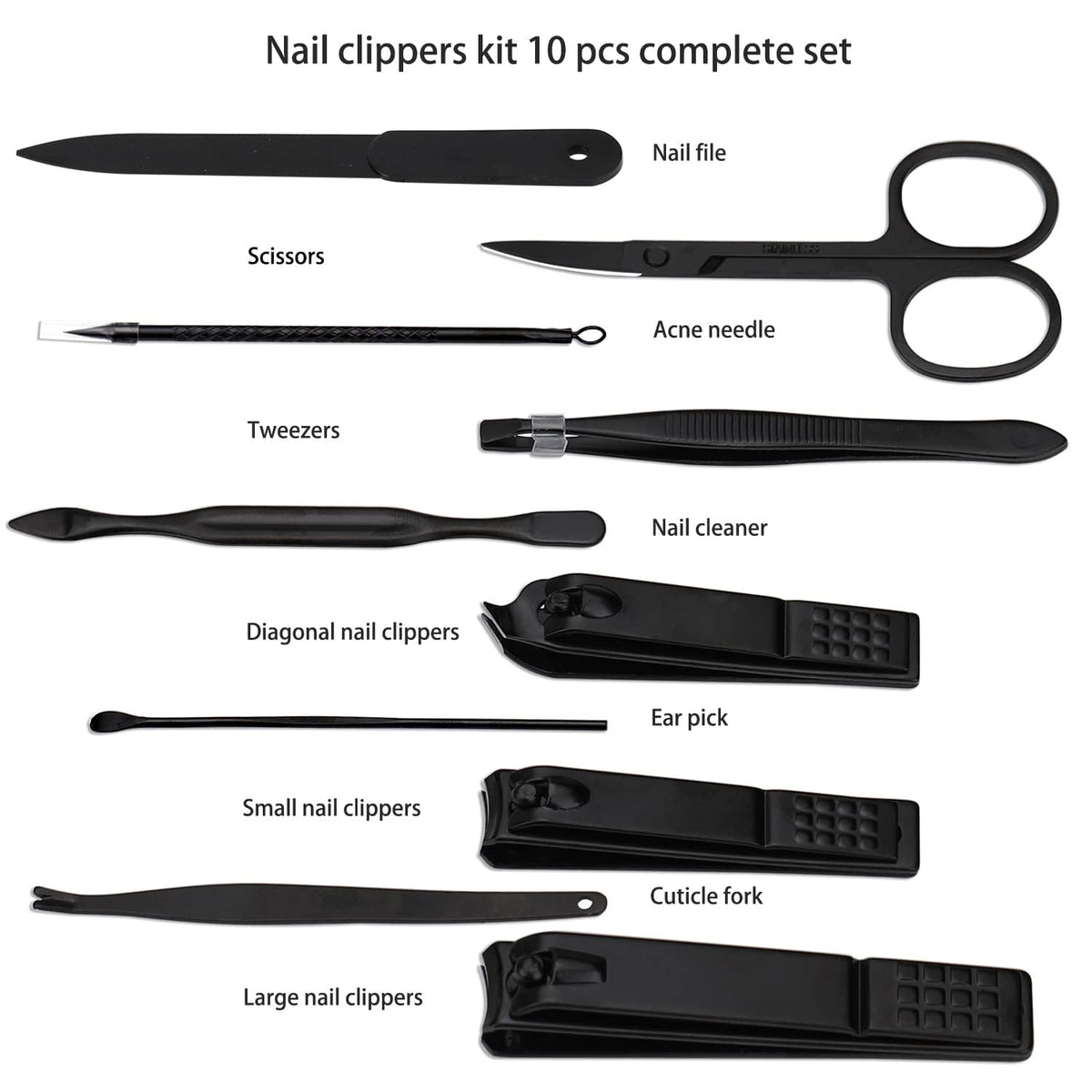 GLAMNE Manicure Set with tools for hand care