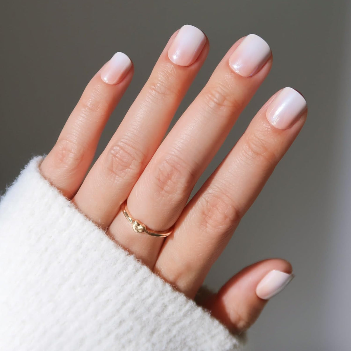 Glamnetic Extra Short Glazed Press On Nails full kit front view