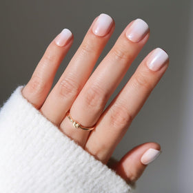 Glamnetic Extra Short Glazed Press On Nails full kit front view